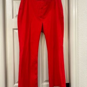 SPANX Bold red pants — women’s size Large Tall (TALL/LONG)